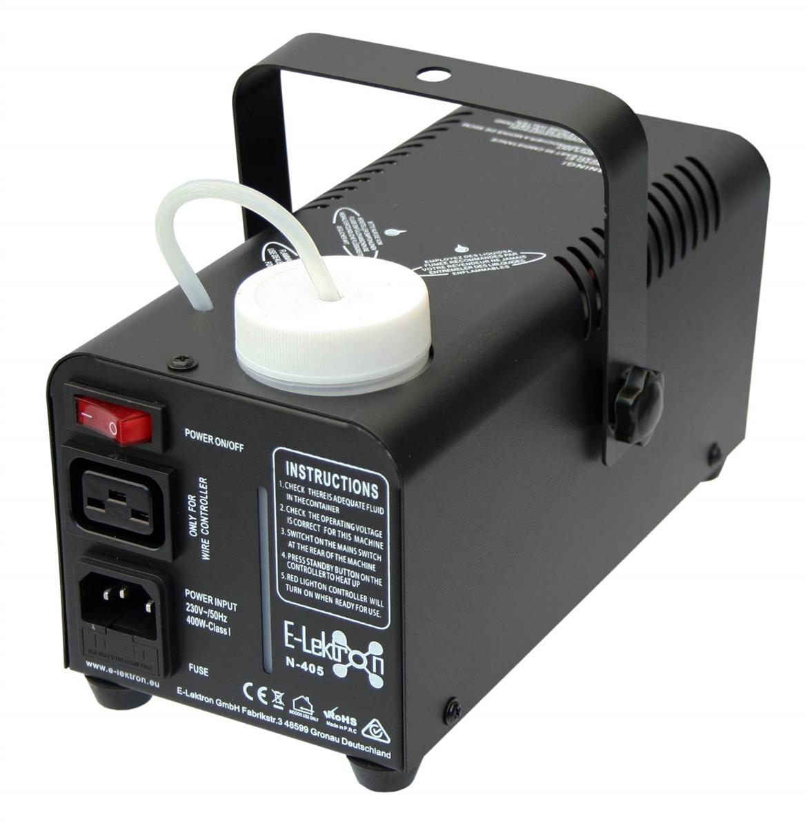 EL160434 E-Lektron N-405 Nebelmaschine 400W inkl. Nebelfluid