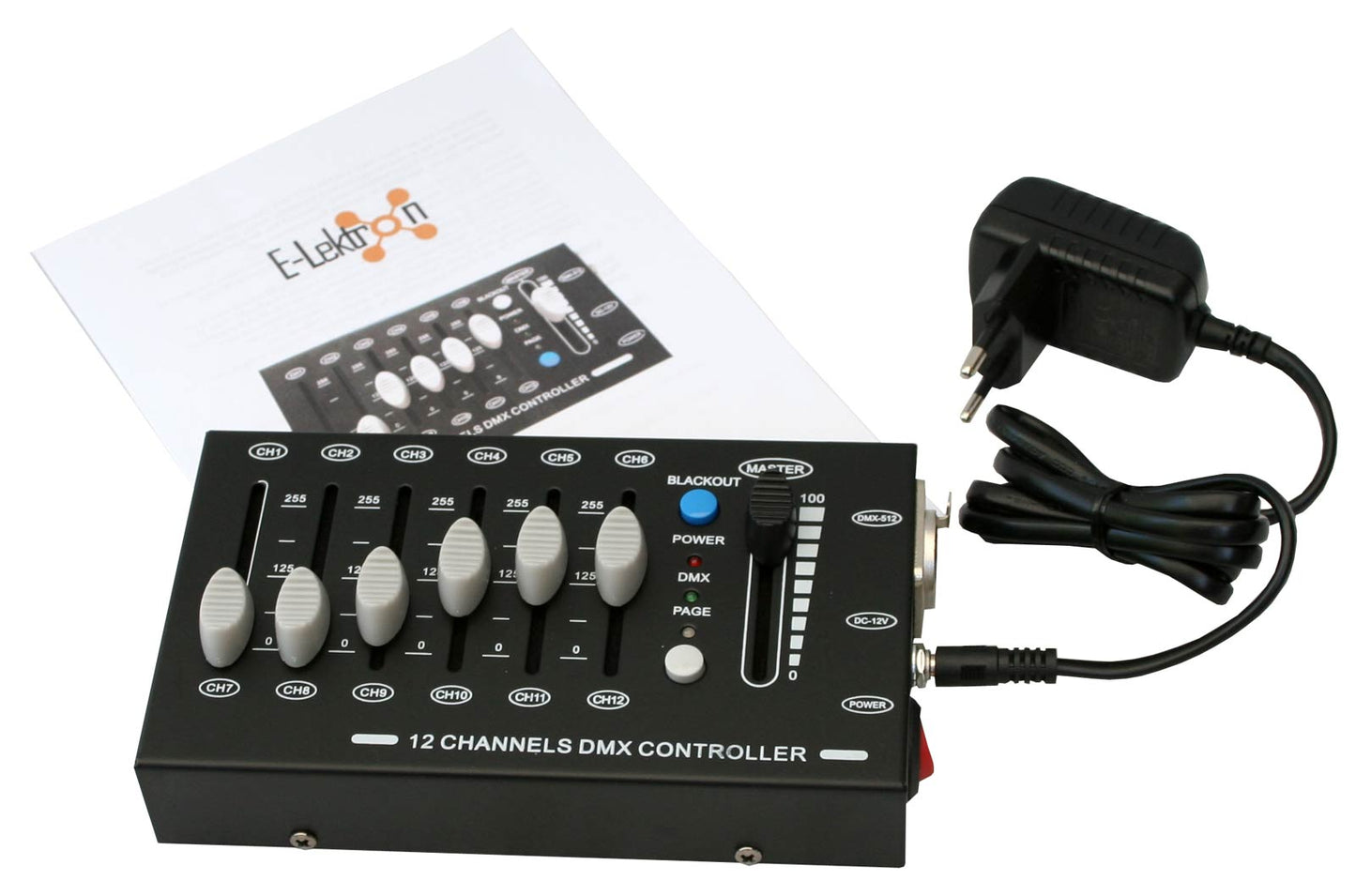 EL154063 E-Lektron C-12 mini DMX Controller 12-Kanal