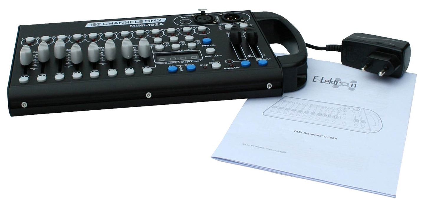 EL154066 E-Lektron C-192A DMX Controller 12x 16-Kanal