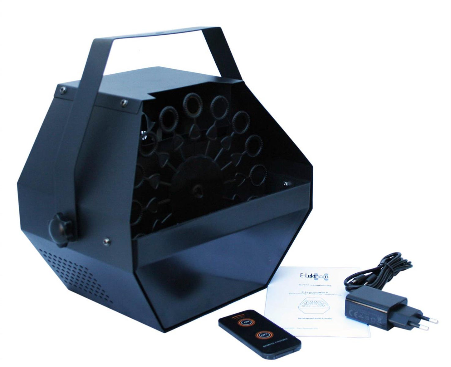 EL189066 E-Lektron B500-R Seifenblasenmaschine mit Fernbedienung inkl. 5L Fluid