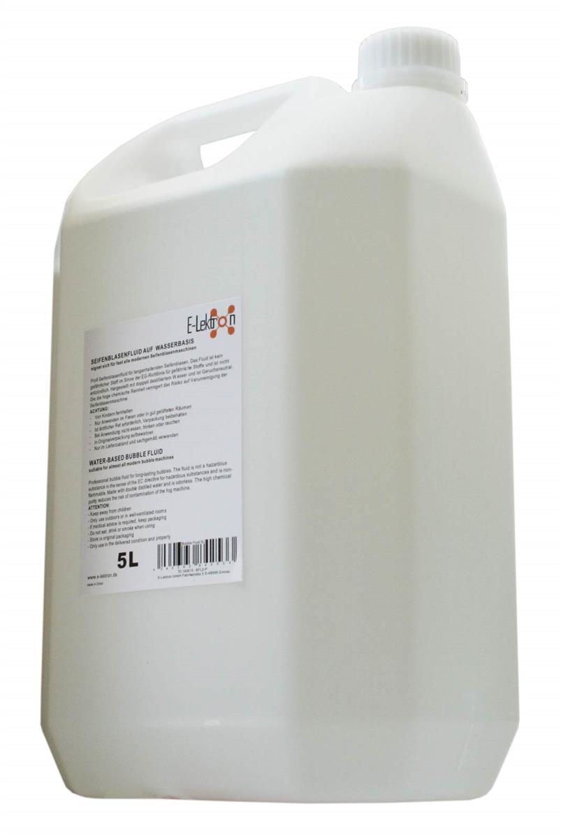 EL160615 E-Lektron BFL5-P Seifenblasenfluid Kanister 5L
