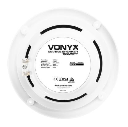 EL125063 Vonyx MSV65 Marine 6.5 Wasserfester Lautsprecher Satz