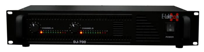 EL189752 DJ PA Anlage DJ-700 Endstufe & PW20 Lautsprecher
