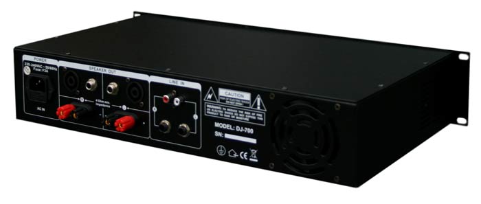 EL189752 DJ PA Anlage DJ-700 Endstufe & PW20 Lautsprecher