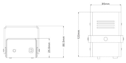 EL453504 E-Lektron LS-21 LED Stroboskop Lichteffekt Satz 4 Stück