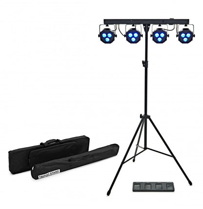 EL153516 E-Lektron Power-Bar 4-fach LED Lichteffekt inkl. Stativ