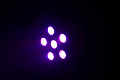 EL453525 E-Lektron PAR-6.3 mini RGB LED Strahler Lichteffekt Satz 4 Stück