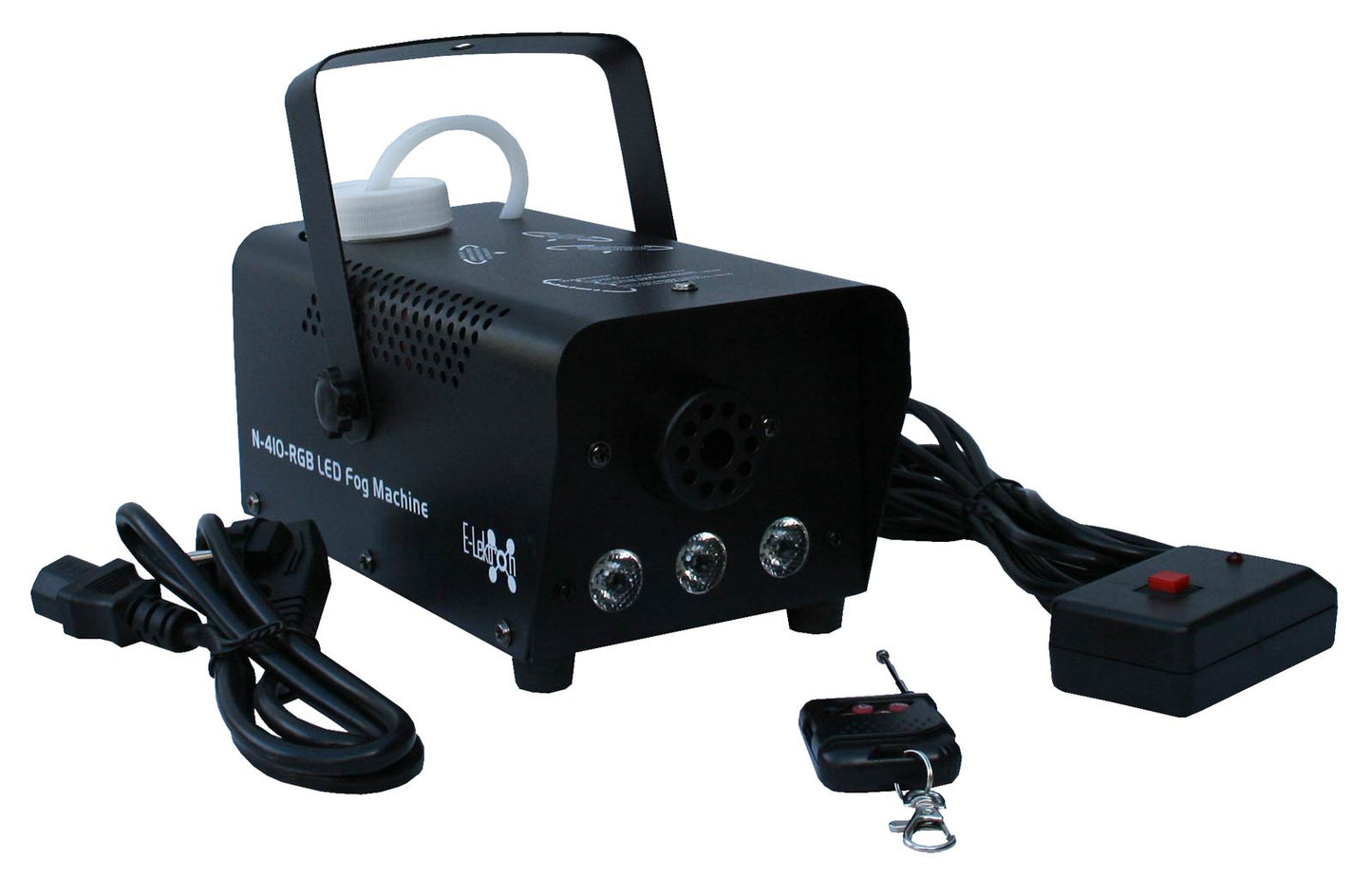 EL189039 E-Lektron N-410-RGB Nebelmaschine 400W inkl. 5L Nebelfluid