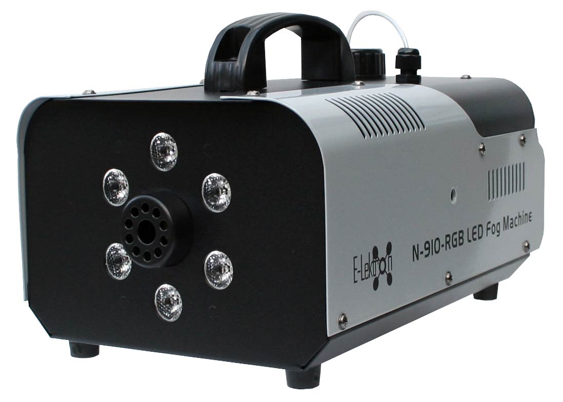 EL189060 E-Lektron N-910-RGB Nebelmaschine 900W inkl. 1L Nebelfluid