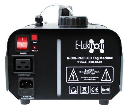 EL189060 E-Lektron N-910-RGB Nebelmaschine 900W inkl. 1L Nebelfluid