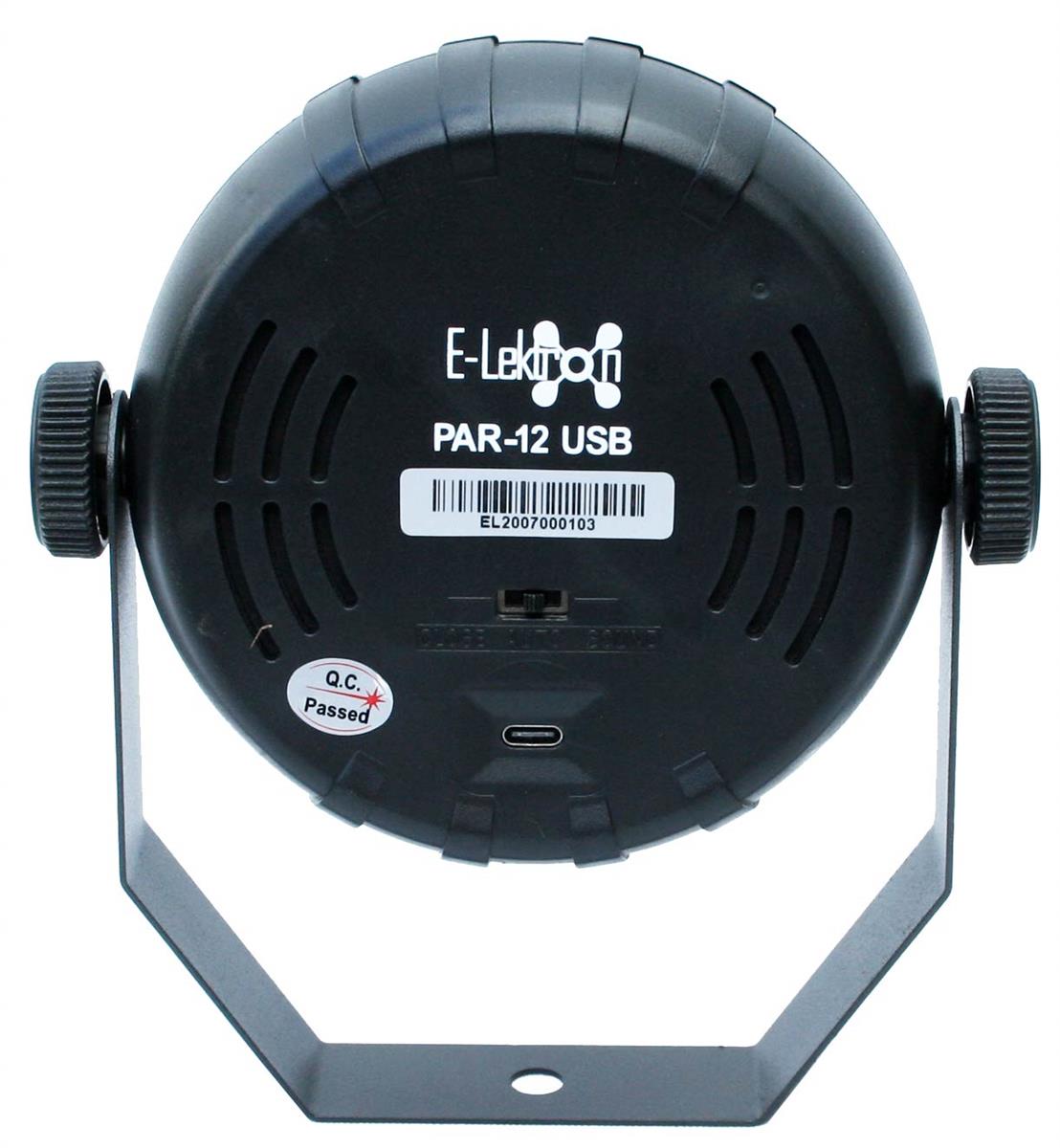 EL453539 E-Lektron PAR-12 USB RGBW Led Strahler Set 4 St.