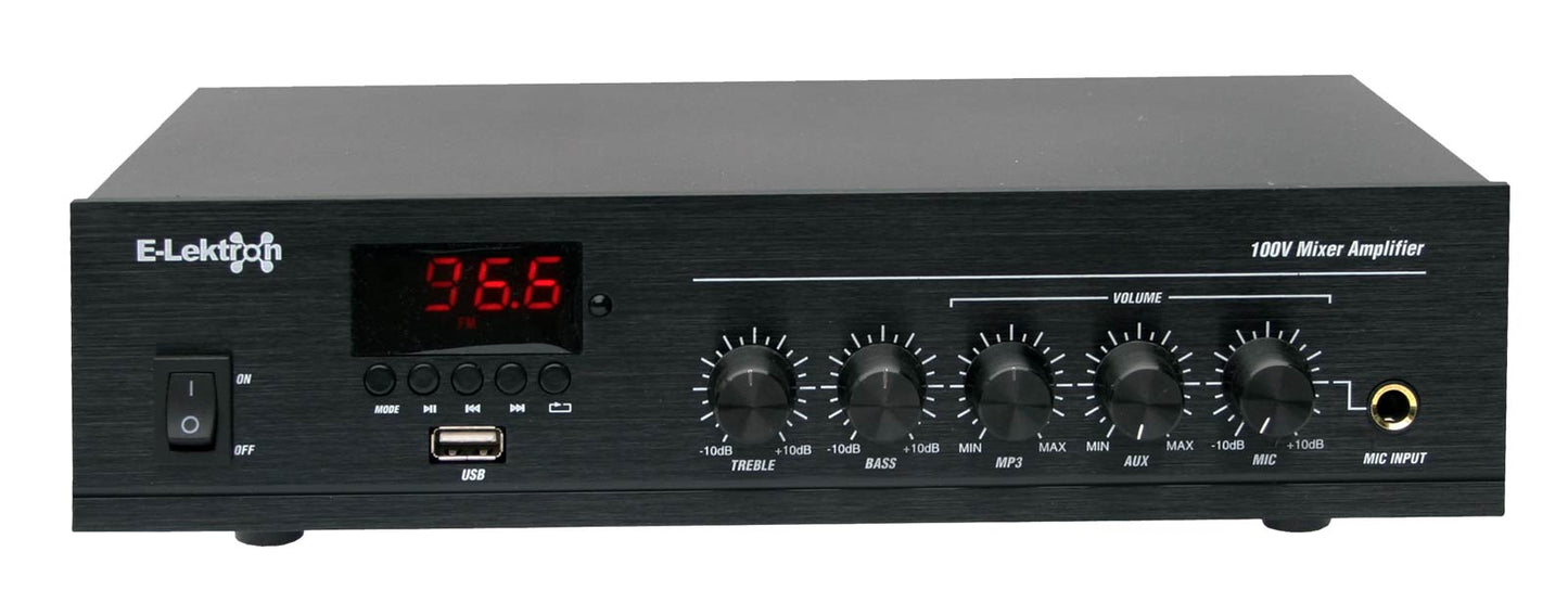 EL952078 E-Lektron PA-TRON45 100V ELA Misch-Verstärker 45W